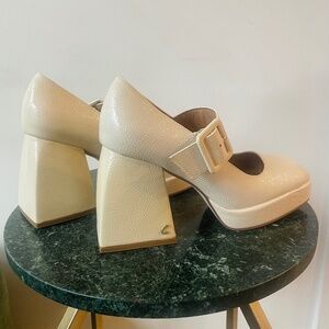 CIRCUS NY BY SAM EDELMAN Khiara Faux Leather Heeled Mary Janes